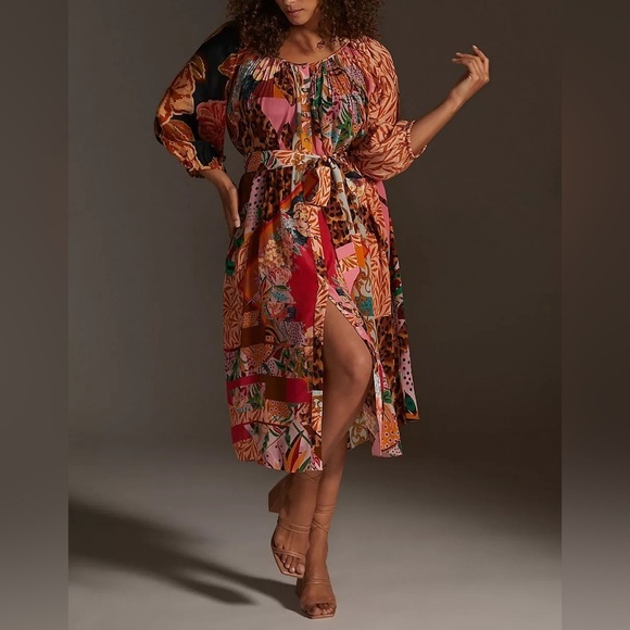 Geisha Designs Dresses & Skirts - Geisha Designs Collage Midi Dress Size L